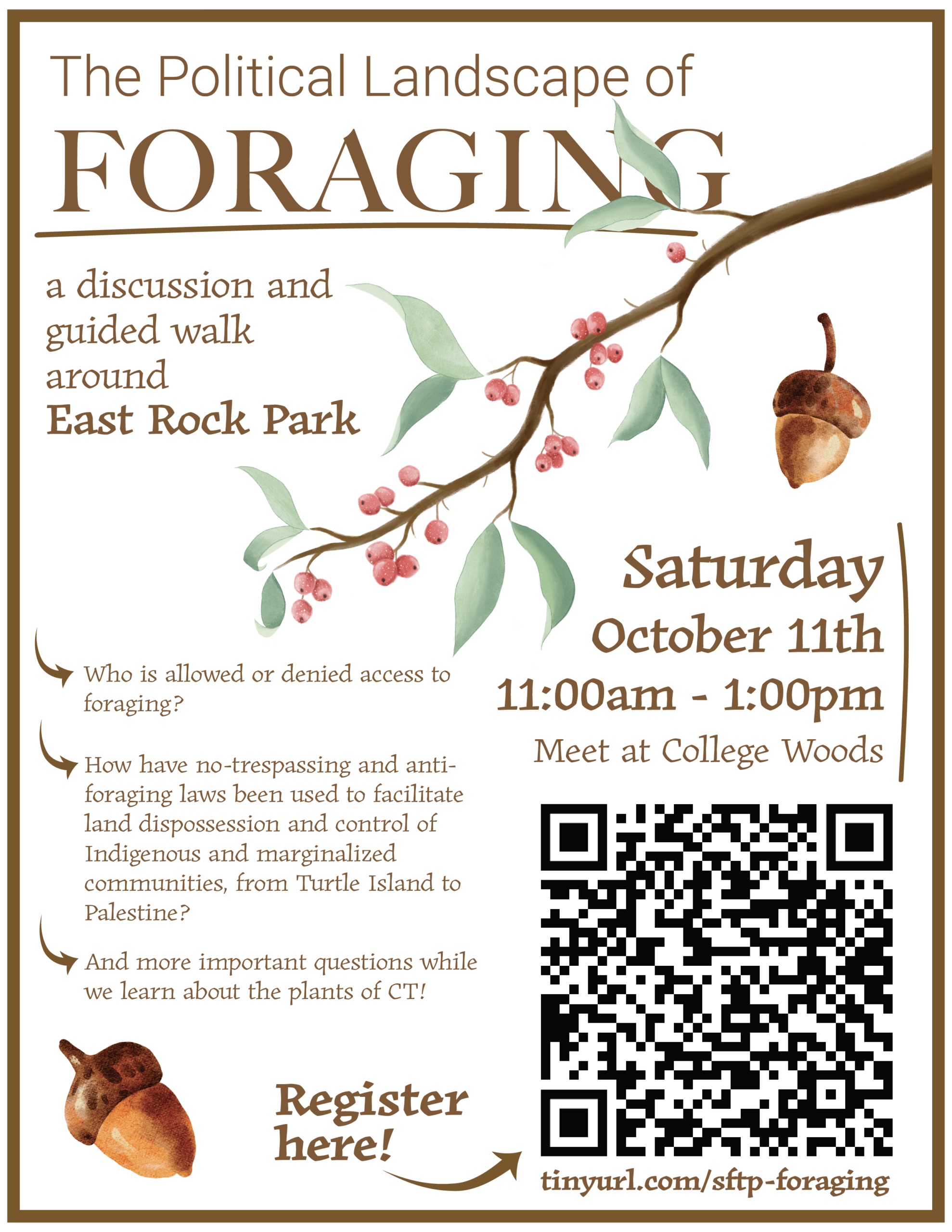 The Political Landscape of Foraging